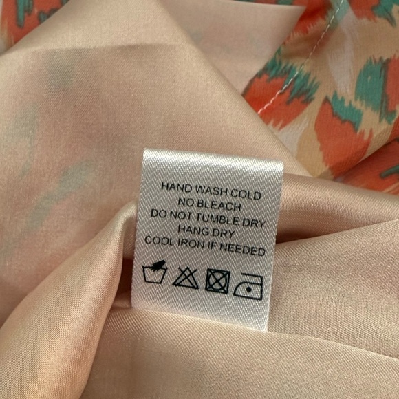 Lovers & Friends Asymmetric Racerback Tank Dress in Coral Cheetah Size XS - Picture 7 of 13